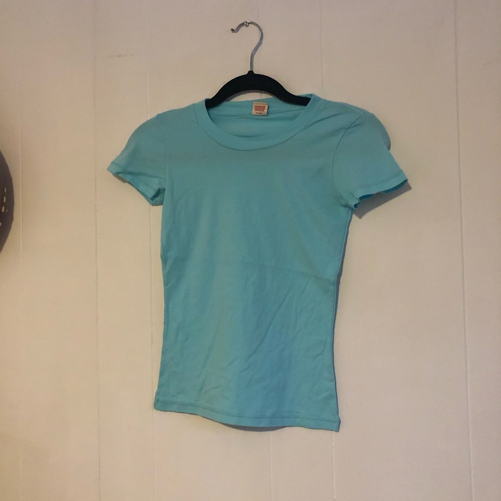 SKY BLUE COTTON TEE